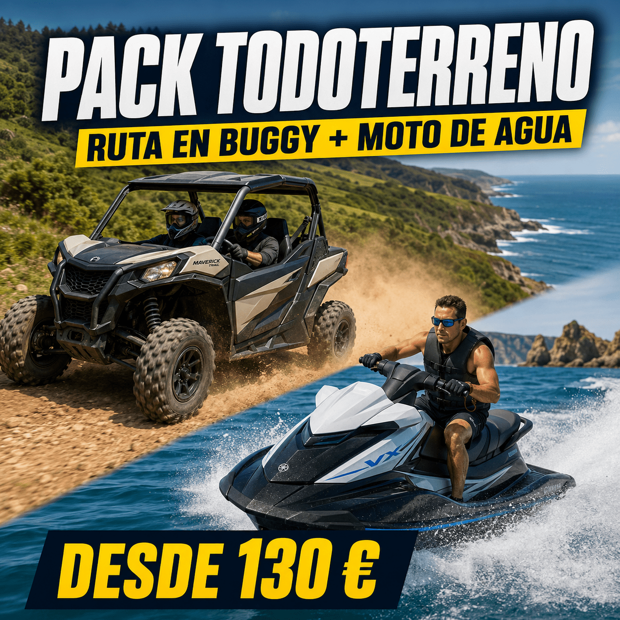 RUTA EN BUGGY Y MOTO DE AGUA GIJON RUTA EN BUGGY Y MOTO DE AGUA GIJON
