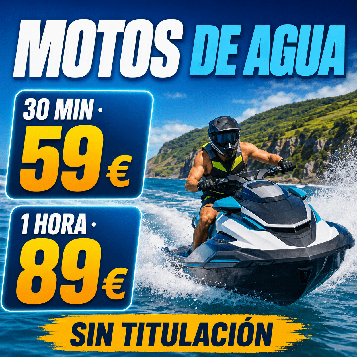 motos de agua gijon